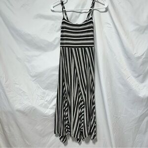 Le Chateau Summer Monochrome Striped Dress S Summer Dress